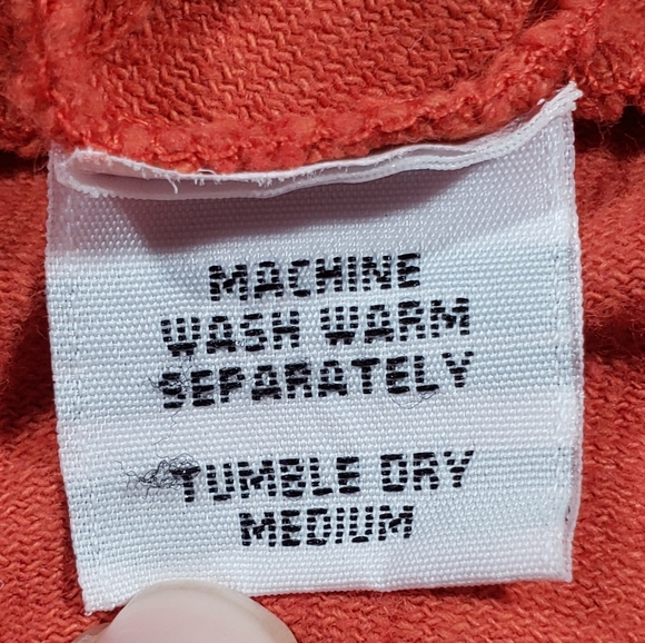 Cut Loose V-Neck Flowy Burnt Orange Tank - Picture 5 of 9